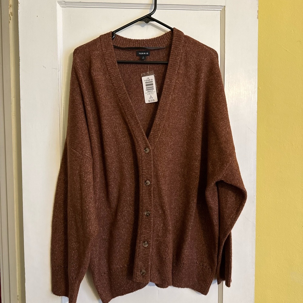 Torrid Brown Women's Cardigan Sweater